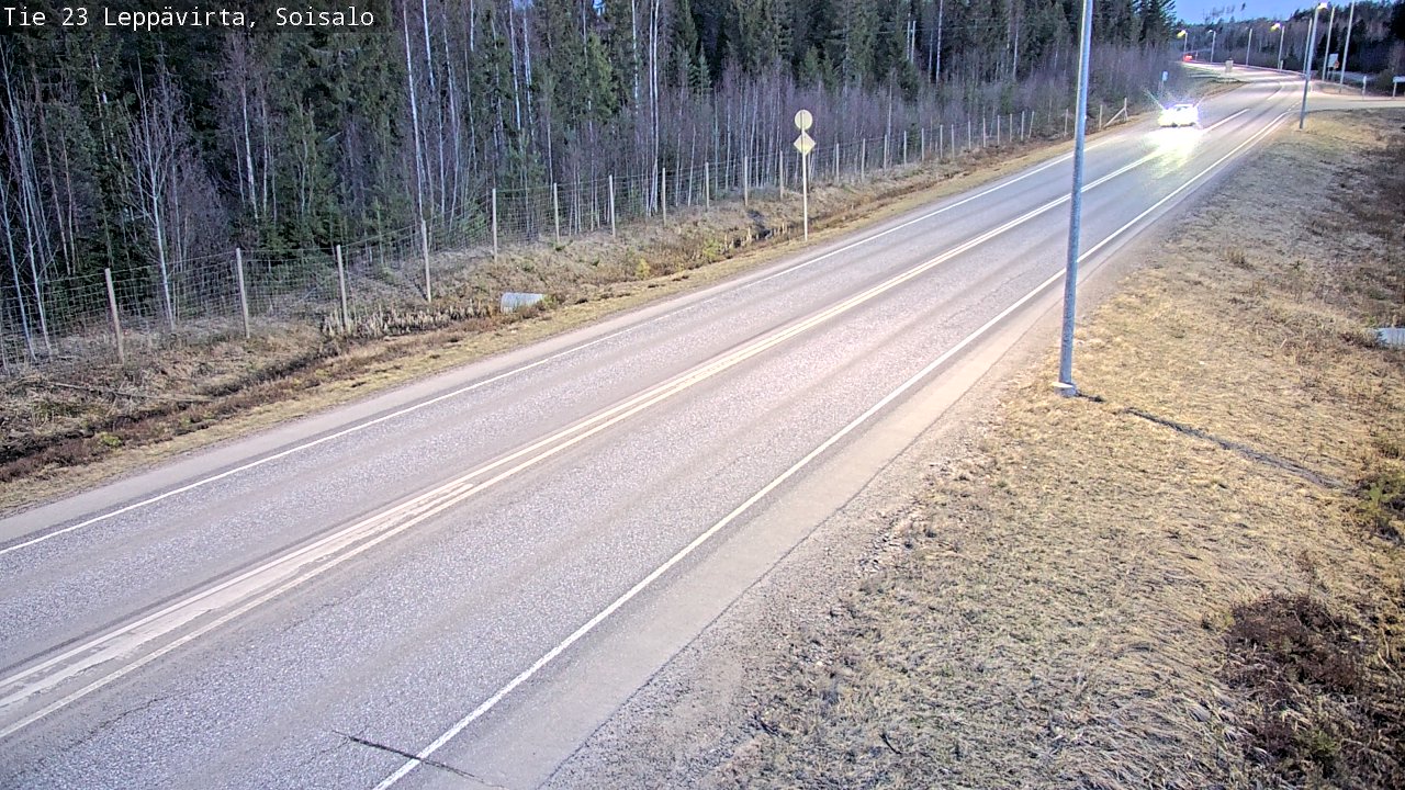 Weather Camera Image Väg 23 Leppävirta, Soisalo, Leppävirta, Pohjois-Savo
