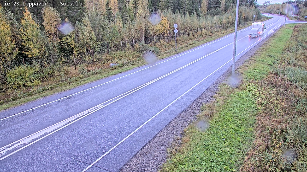 Weather Camera Image Road 23 Leppävirta, Soisalo, Leppävirta, Pohjois-Savo