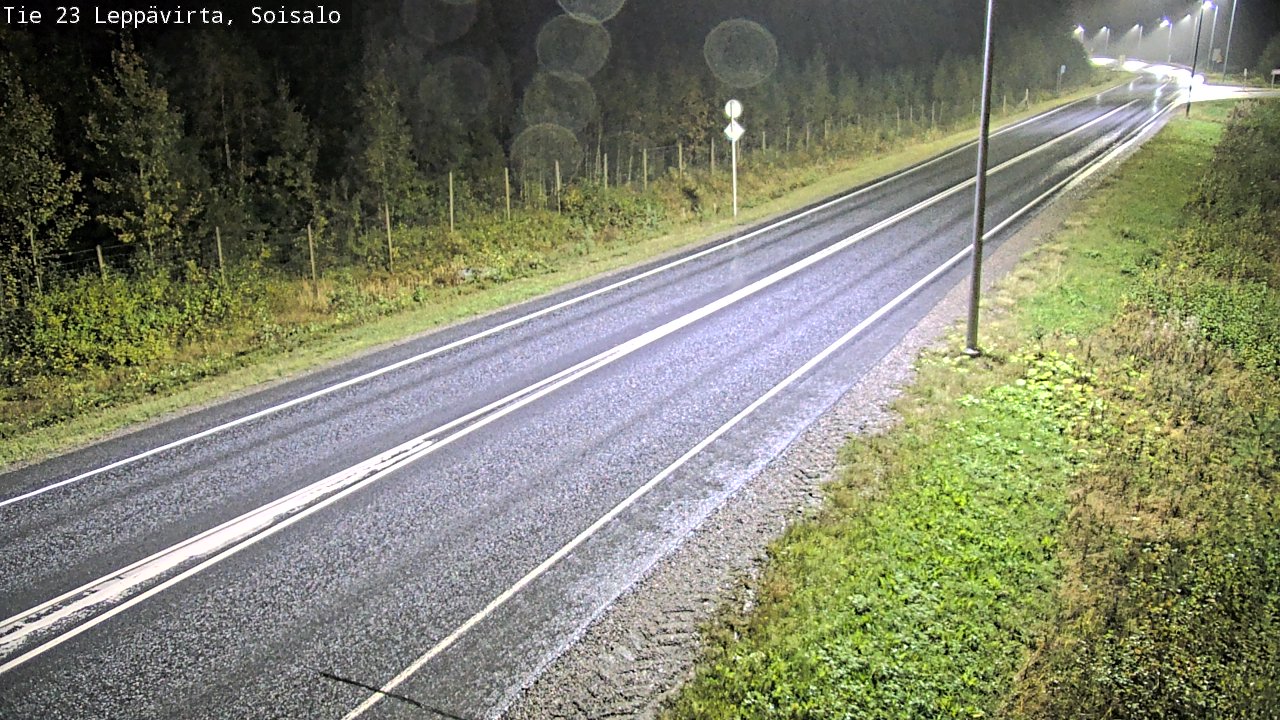 Weather Camera Image Road 23 Leppävirta, Soisalo, Leppävirta, Pohjois-Savo