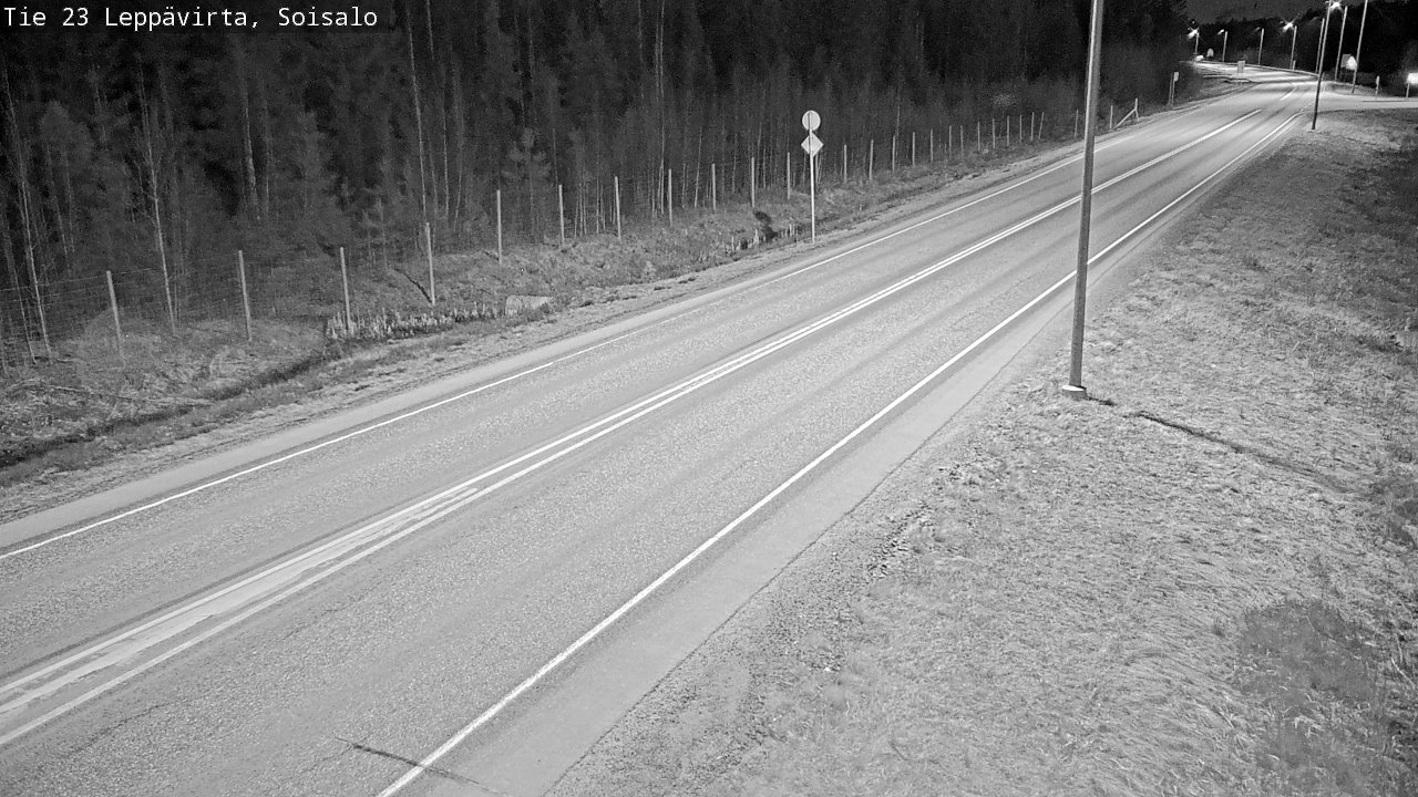 Weather Camera Image Väg 23 Leppävirta, Soisalo, Leppävirta, Pohjois-Savo