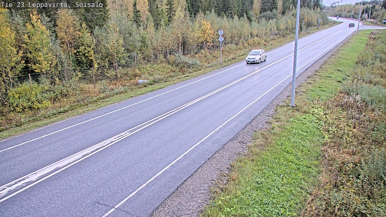 Weather Camera Image Road 23 Leppävirta, Soisalo, Leppävirta, Pohjois-Savo