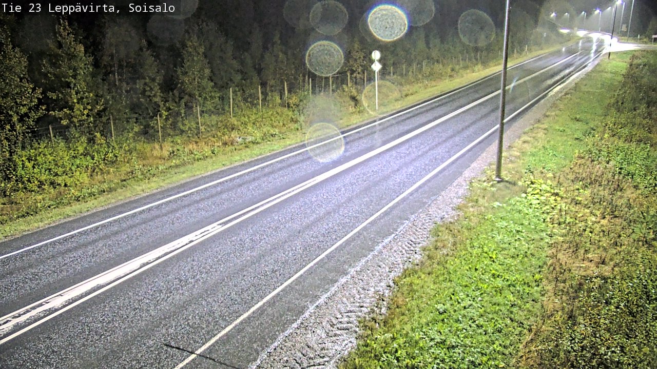 Weather Camera Image Road 23 Leppävirta, Soisalo, Leppävirta, Pohjois-Savo