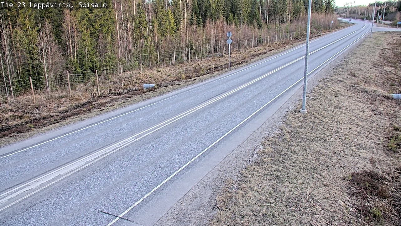 Weather Camera Image Väg 23 Leppävirta, Soisalo, Leppävirta, Pohjois-Savo