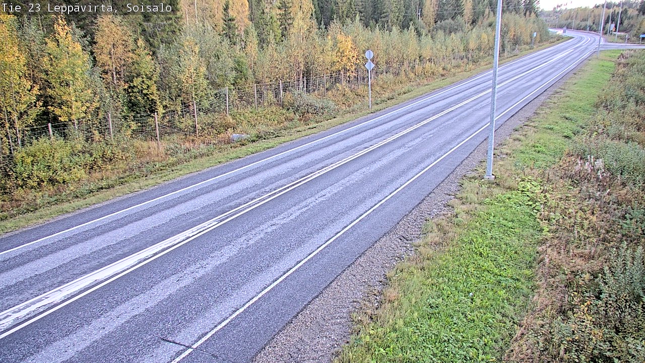Weather Camera Image Road 23 Leppävirta, Soisalo, Leppävirta, Pohjois-Savo