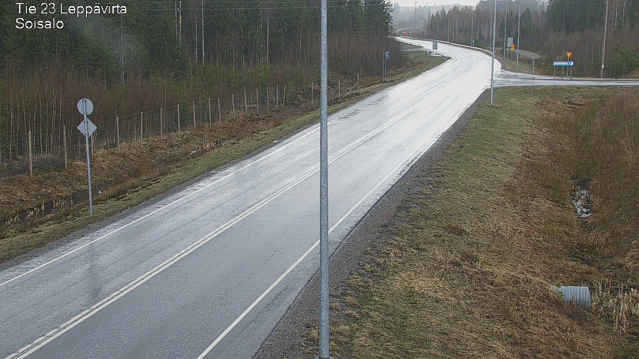 Weather Camera Image Road 23 Leppävirta, Soisalo, Leppävirta, Pohjois-Savo