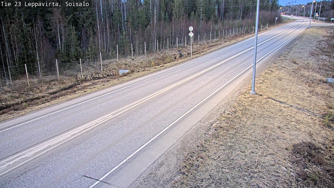 Kelikamerat Kuva Tie 23 Leppävirta, Soisalo, Leppävirta, Pohjois-Savo