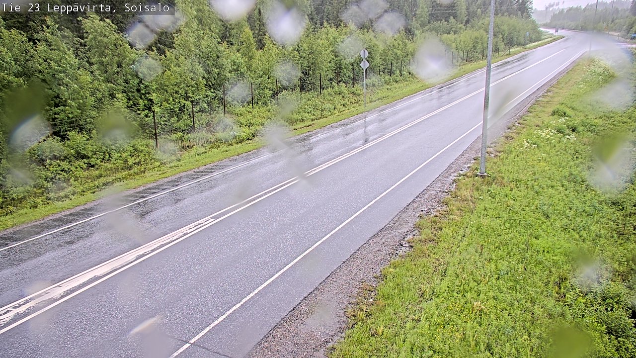 Weather Camera Image Road 23 Leppävirta, Soisalo, Leppävirta, Pohjois-Savo