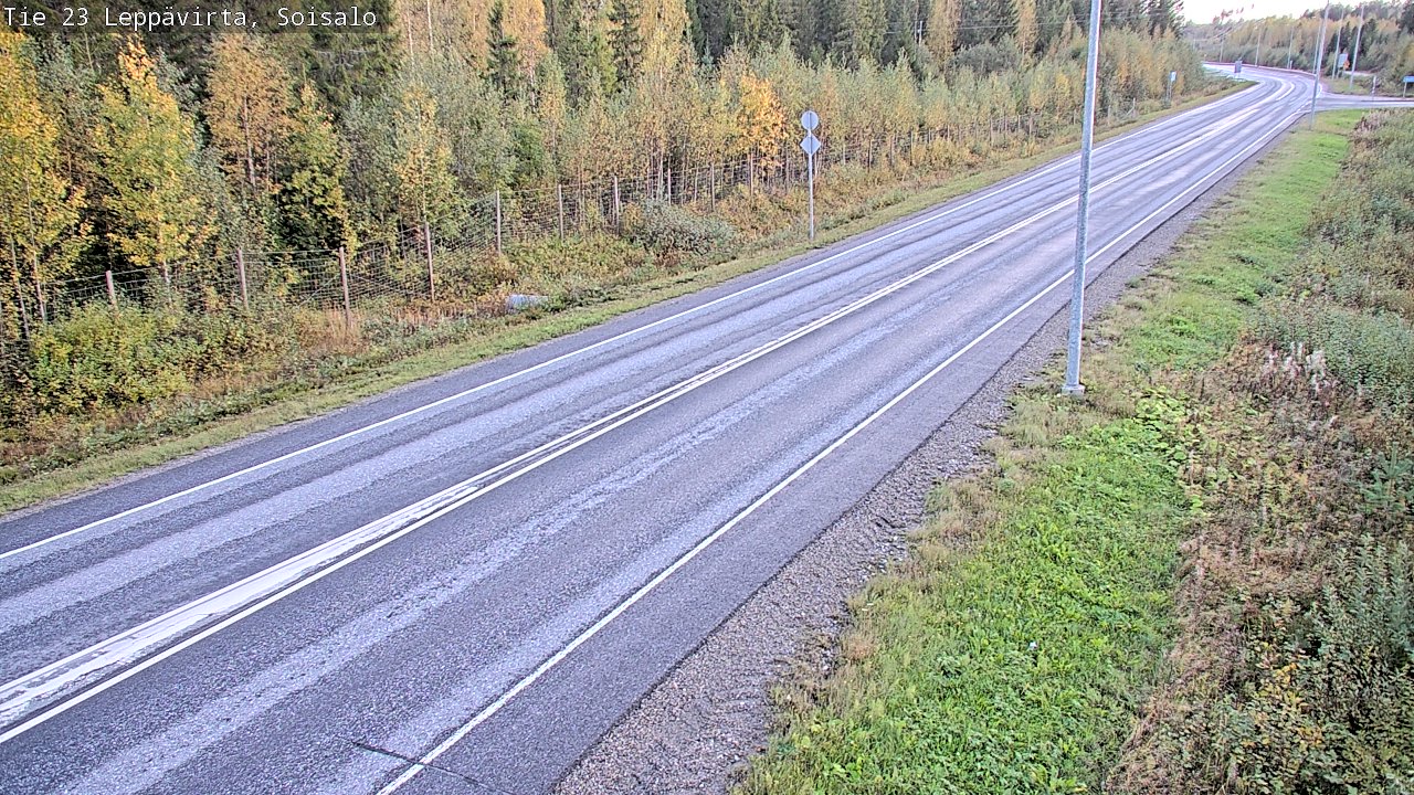 Weather Camera Image Road 23 Leppävirta, Soisalo, Leppävirta, Pohjois-Savo