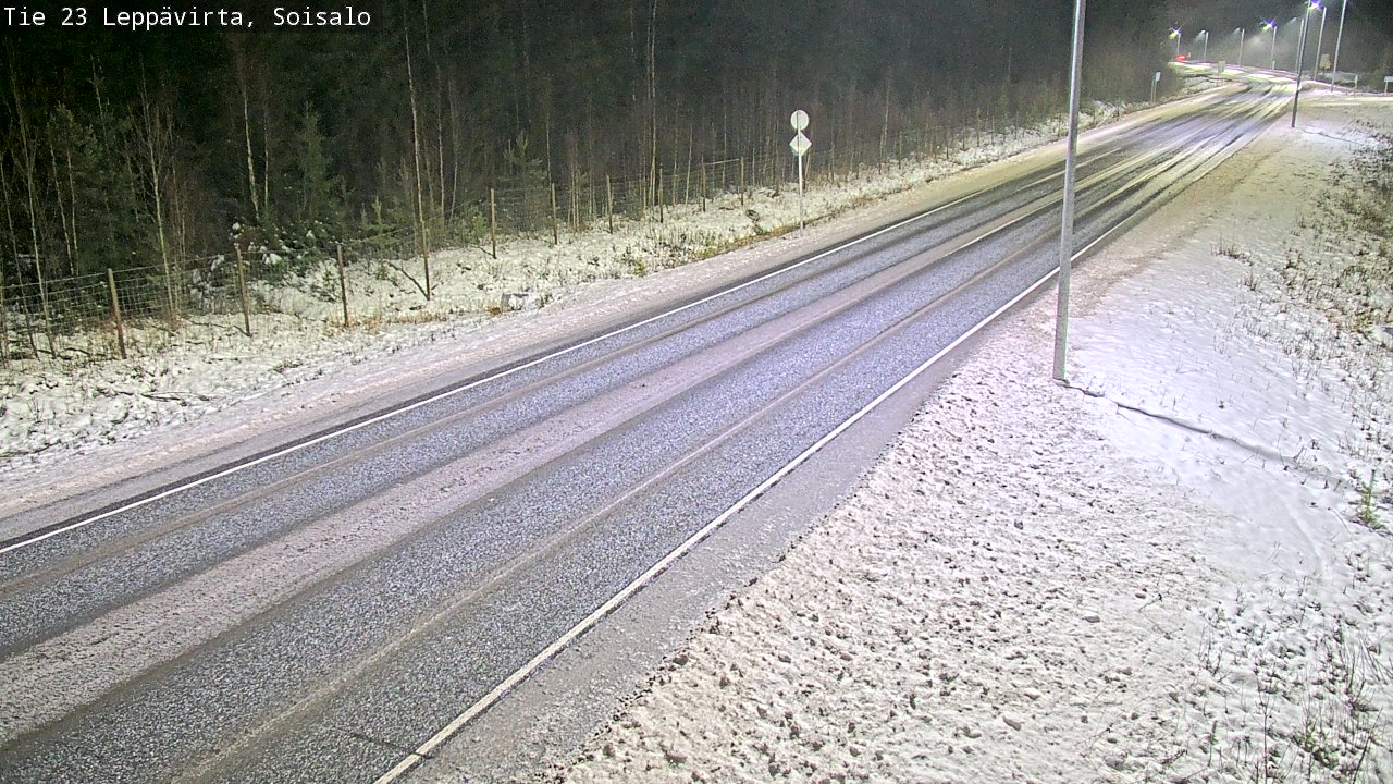 Weather Camera Image Road 23 Leppävirta, Soisalo, Leppävirta, Pohjois-Savo