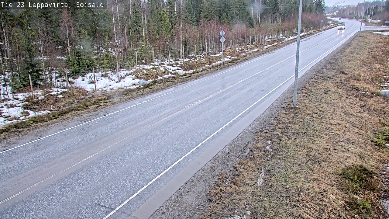 Weather Camera Image Väg 23 Leppävirta, Soisalo, Leppävirta, Pohjois-Savo