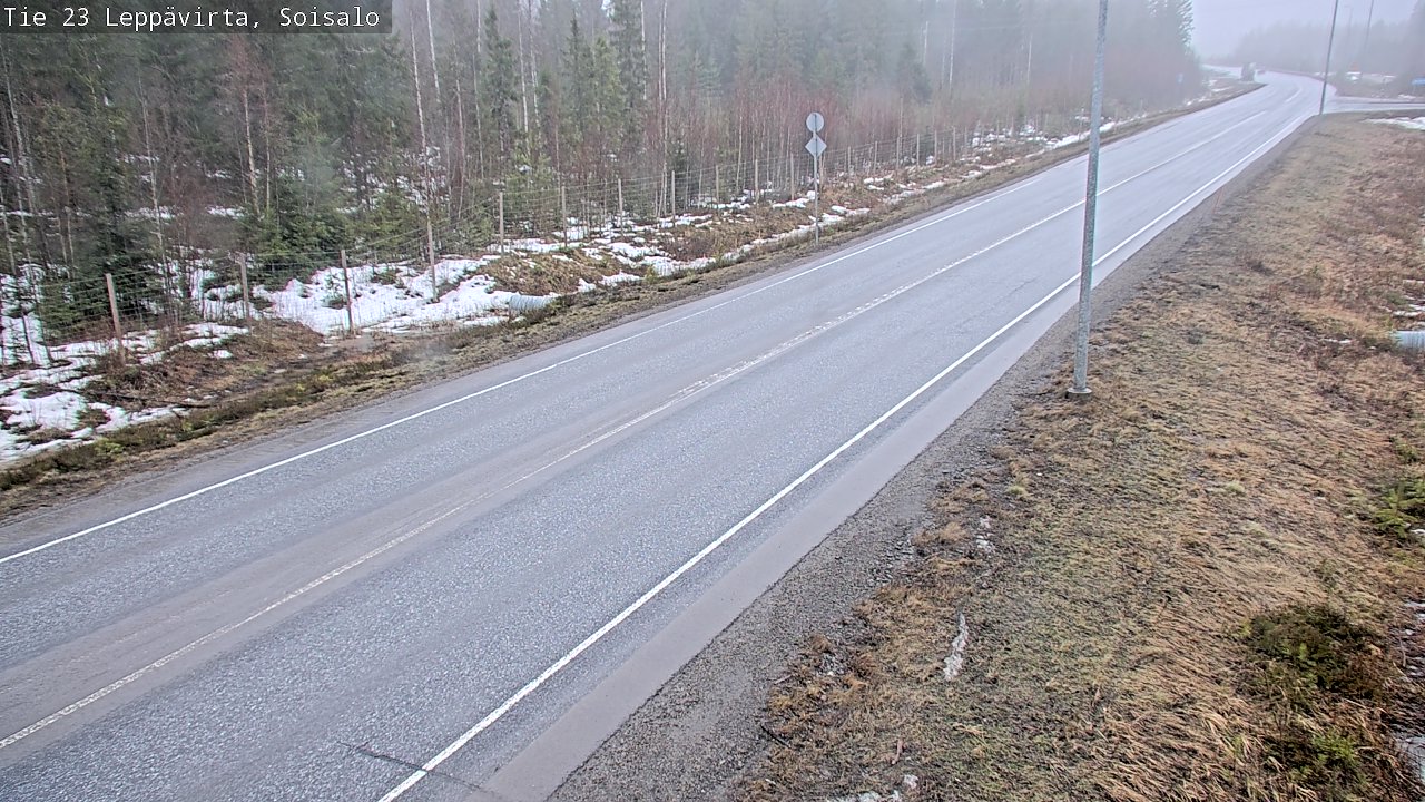 Weather Camera Image Väg 23 Leppävirta, Soisalo, Leppävirta, Pohjois-Savo
