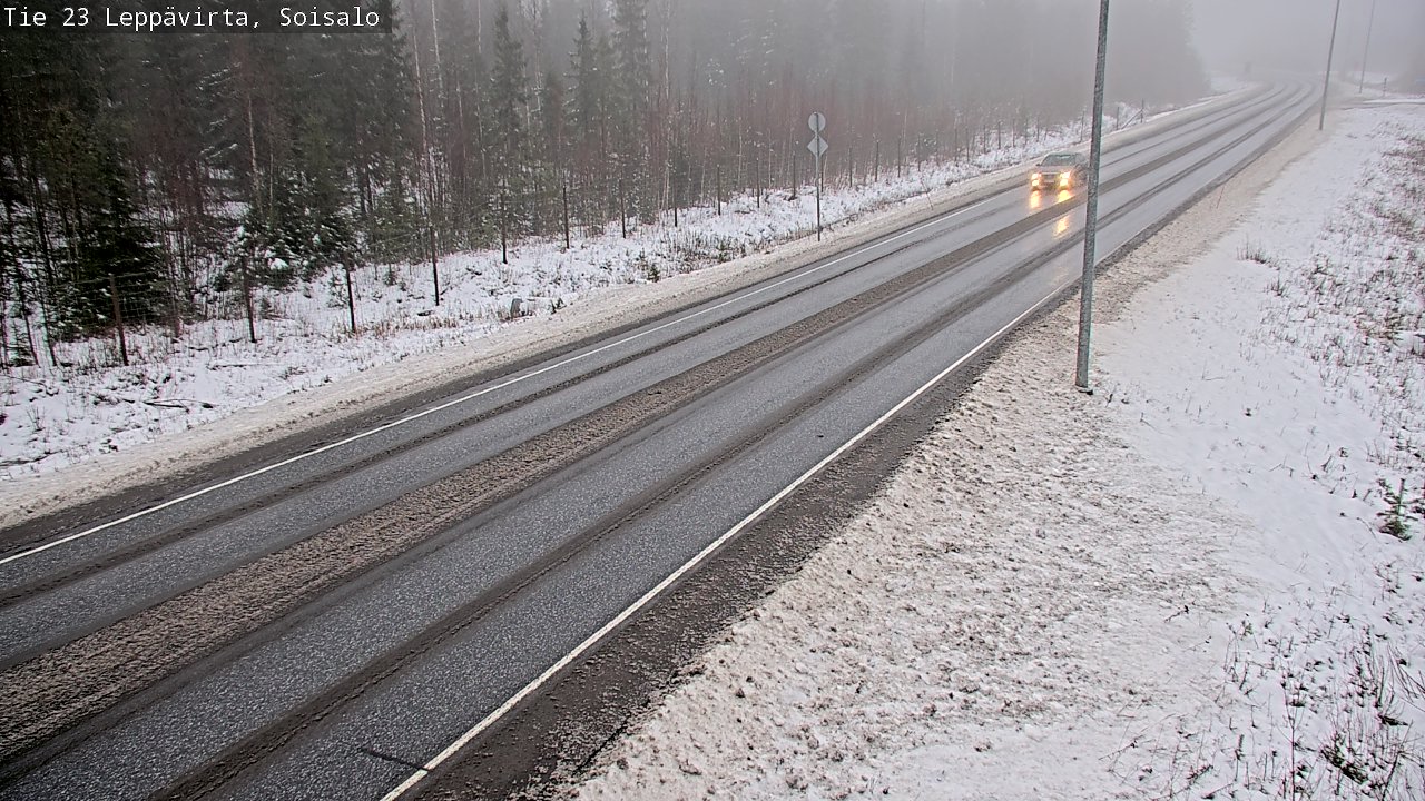 Weather Camera Image Road 23 Leppävirta, Soisalo, Leppävirta, Pohjois-Savo