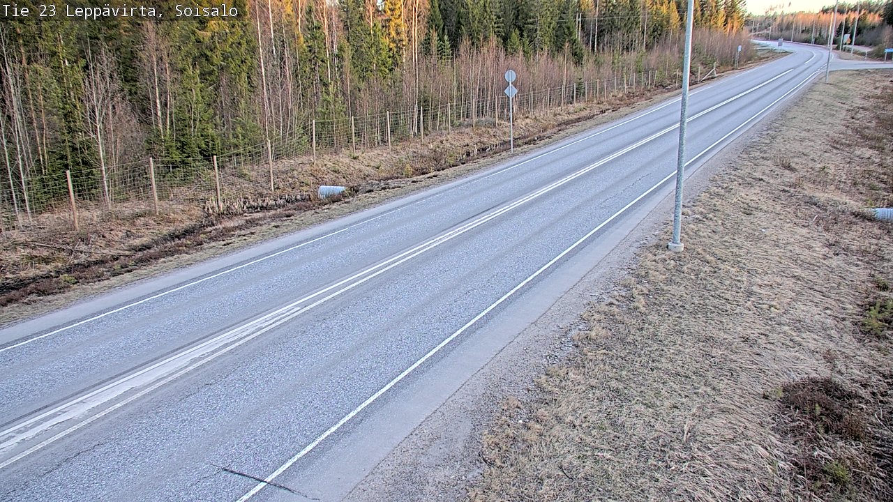 Weather Camera Image Väg 23 Leppävirta, Soisalo, Leppävirta, Pohjois-Savo