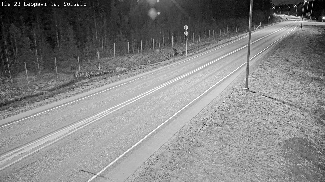 Weather Camera Image Väg 23 Leppävirta, Soisalo, Leppävirta, Pohjois-Savo