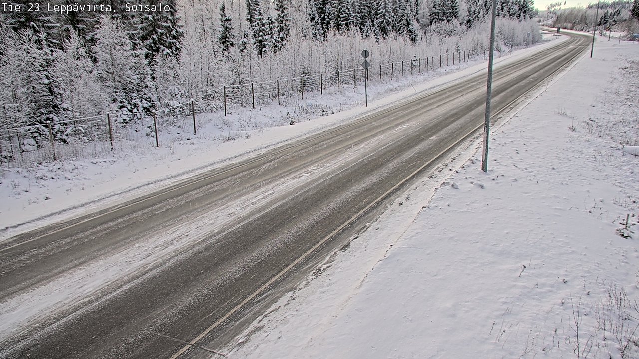 Weather Camera Image Road 23 Leppävirta, Soisalo, Leppävirta, Pohjois-Savo
