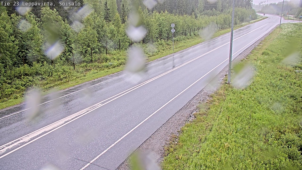 Weather Camera Image Road 23 Leppävirta, Soisalo, Leppävirta, Pohjois-Savo