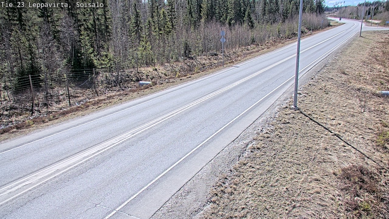 Weather Camera Image Väg 23 Leppävirta, Soisalo, Leppävirta, Pohjois-Savo