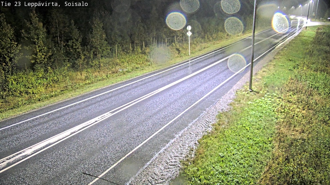 Weather Camera Image Road 23 Leppävirta, Soisalo, Leppävirta, Pohjois-Savo