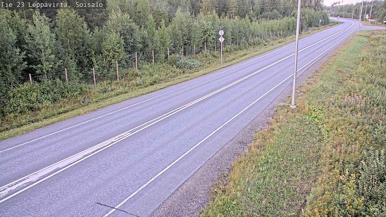 Kelikamerat Kuva Tie 23 Leppävirta, Soisalo, Leppävirta, Pohjois-Savo