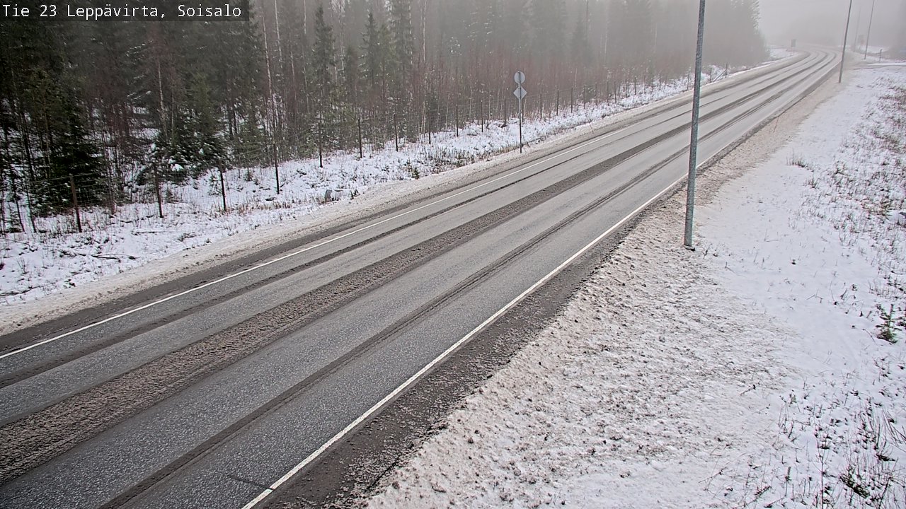 Weather Camera Image Road 23 Leppävirta, Soisalo, Leppävirta, Pohjois-Savo