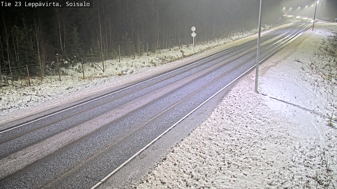 Weather Camera Image Road 23 Leppävirta, Soisalo, Leppävirta, Pohjois-Savo