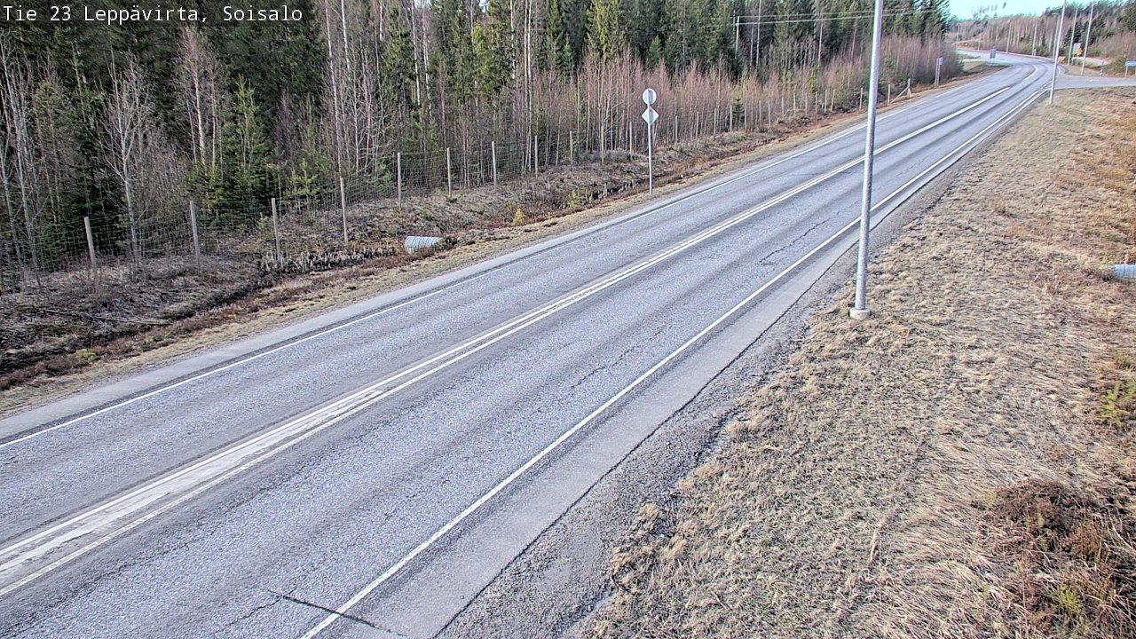 Weather Camera Image Väg 23 Leppävirta, Soisalo, Leppävirta, Pohjois-Savo