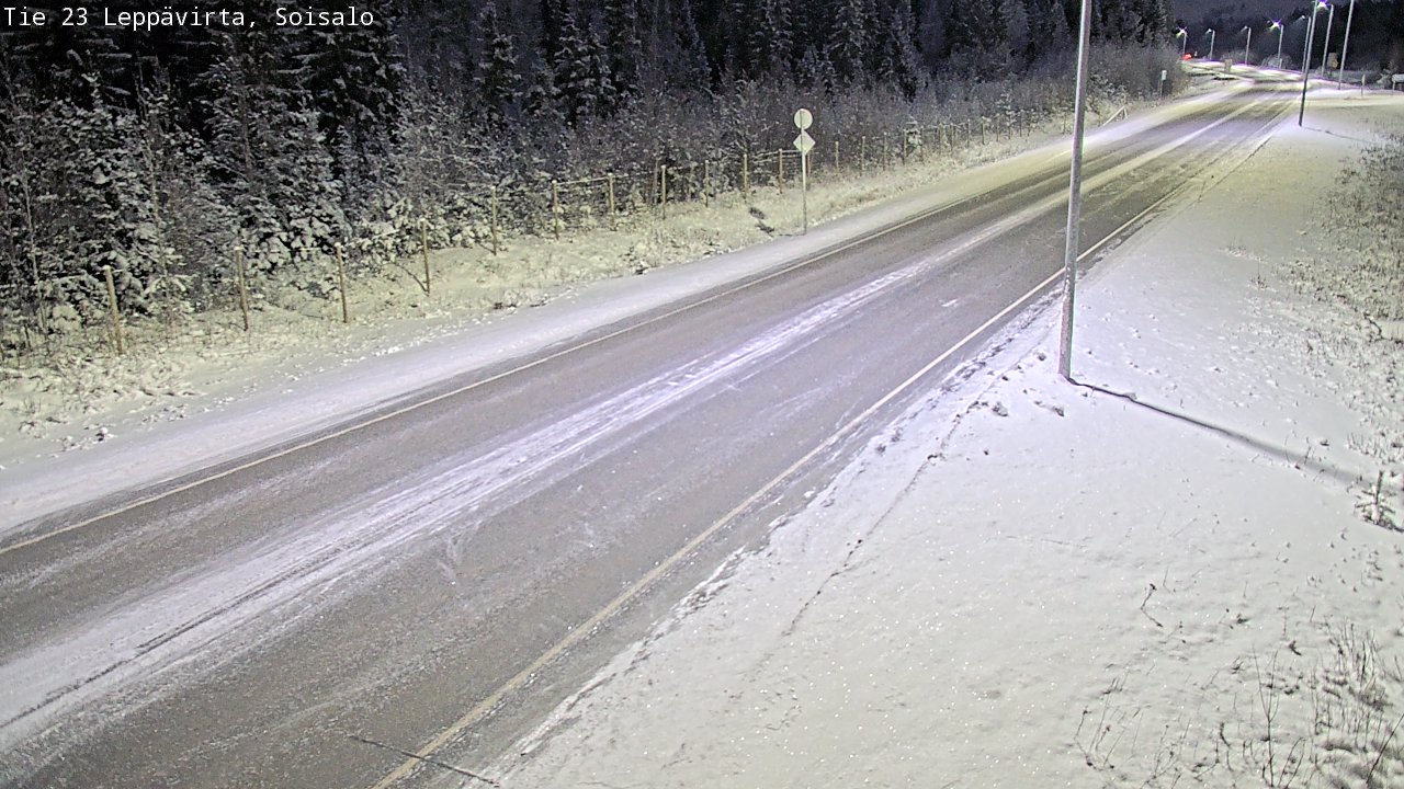 Weather Camera Image Road 23 Leppävirta, Soisalo, Leppävirta, Pohjois-Savo