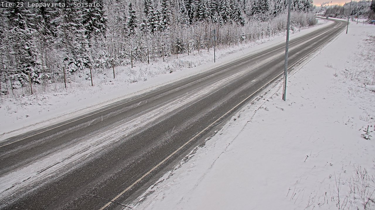 Weather Camera Image Road 23 Leppävirta, Soisalo, Leppävirta, Pohjois-Savo