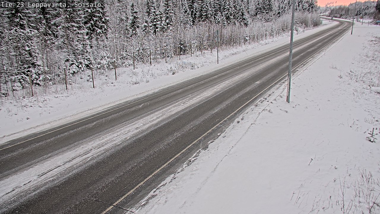 Weather Camera Image Road 23 Leppävirta, Soisalo, Leppävirta, Pohjois-Savo