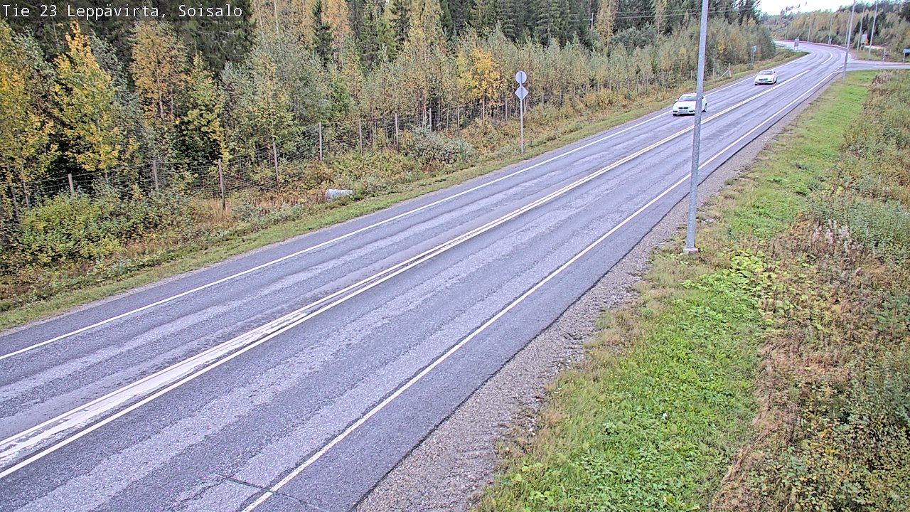 Weather Camera Image Road 23 Leppävirta, Soisalo, Leppävirta, Pohjois-Savo