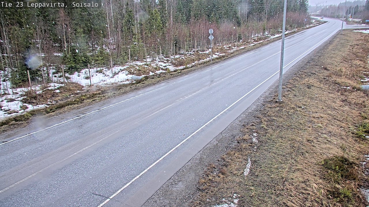 Weather Camera Image Väg 23 Leppävirta, Soisalo, Leppävirta, Pohjois-Savo
