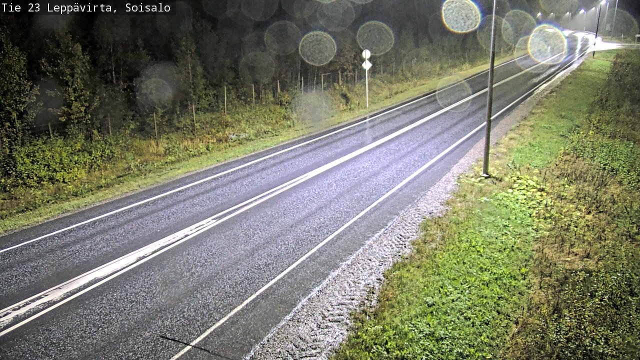 Weather Camera Image Road 23 Leppävirta, Soisalo, Leppävirta, Pohjois-Savo