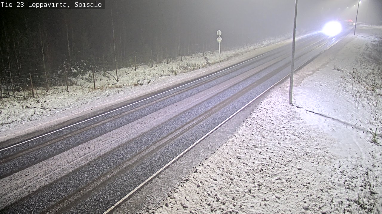 Weather Camera Image Road 23 Leppävirta, Soisalo, Leppävirta, Pohjois-Savo