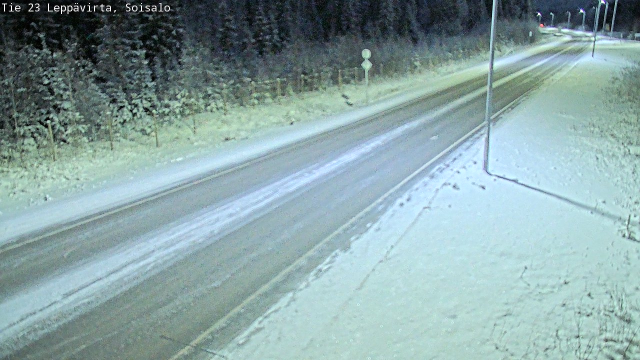 Weather Camera Image Road 23 Leppävirta, Soisalo, Leppävirta, Pohjois-Savo