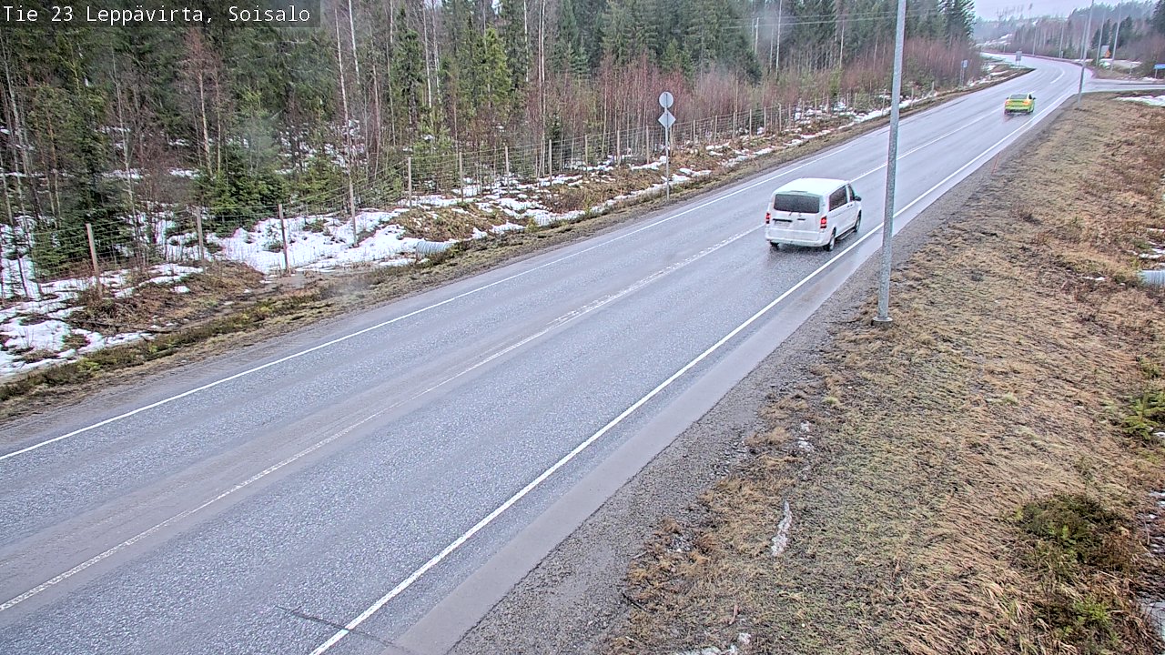 Weather Camera Image Väg 23 Leppävirta, Soisalo, Leppävirta, Pohjois-Savo