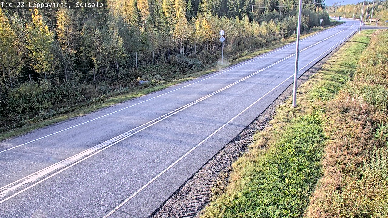 Weather Camera Image Road 23 Leppävirta, Soisalo, Leppävirta, Pohjois-Savo