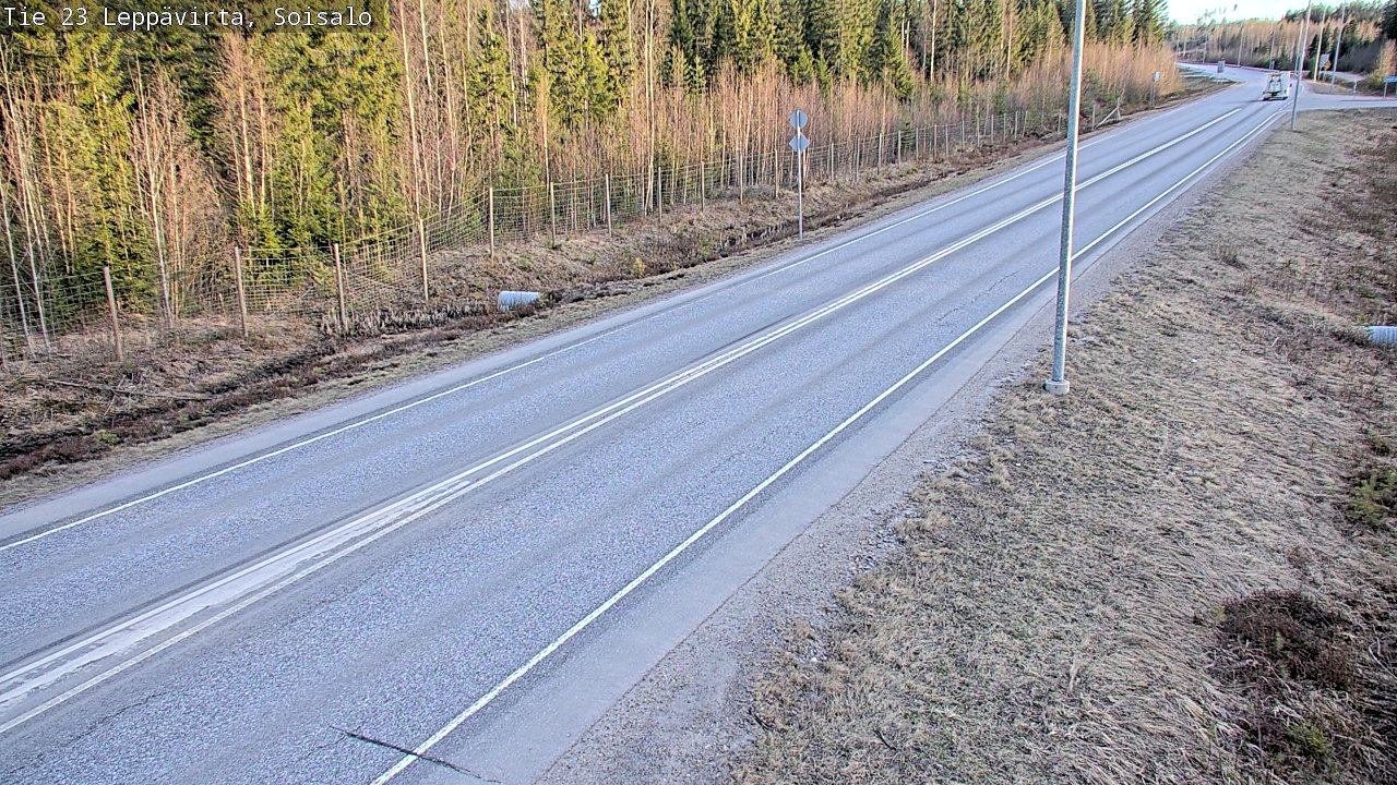 Weather Camera Image Väg 23 Leppävirta, Soisalo, Leppävirta, Pohjois-Savo