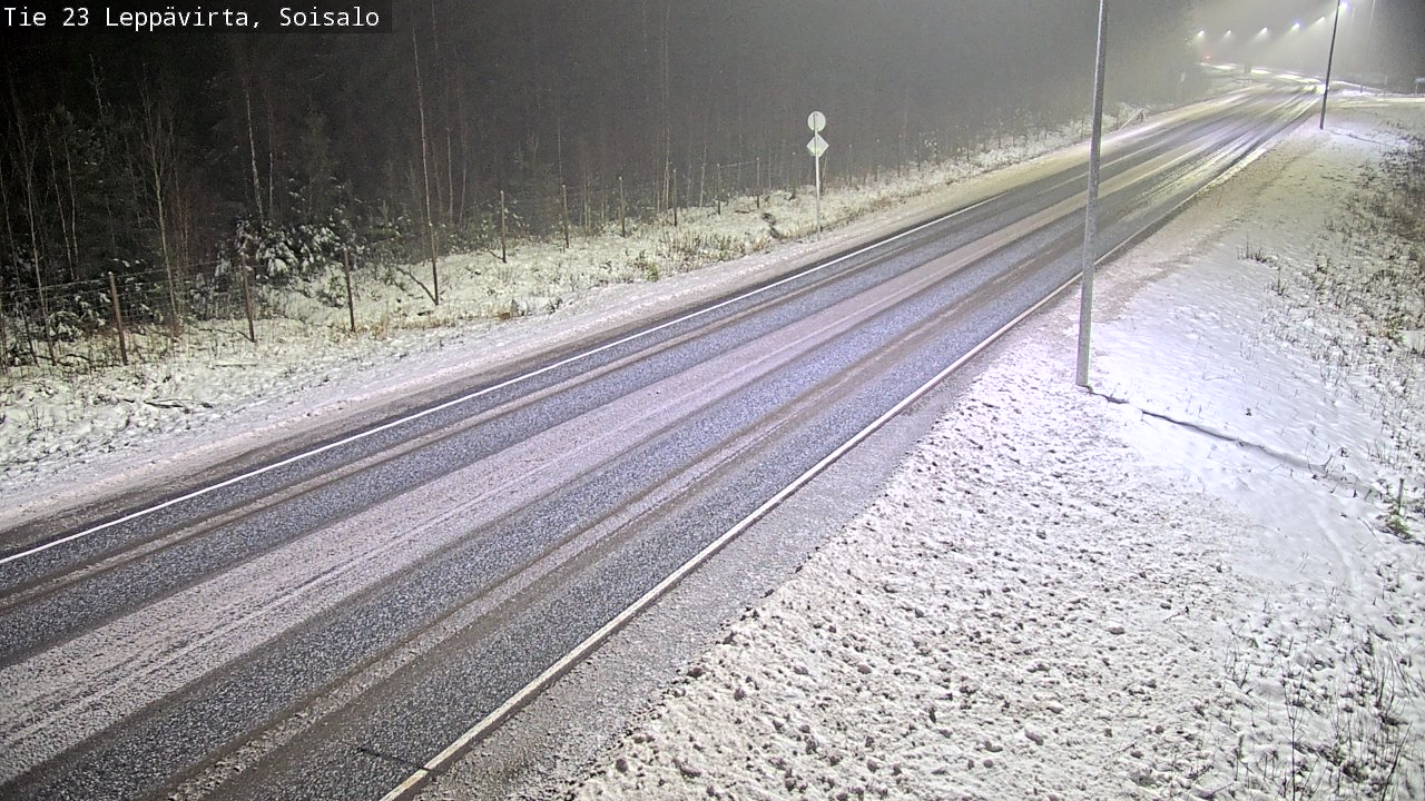 Weather Camera Image Road 23 Leppävirta, Soisalo, Leppävirta, Pohjois-Savo