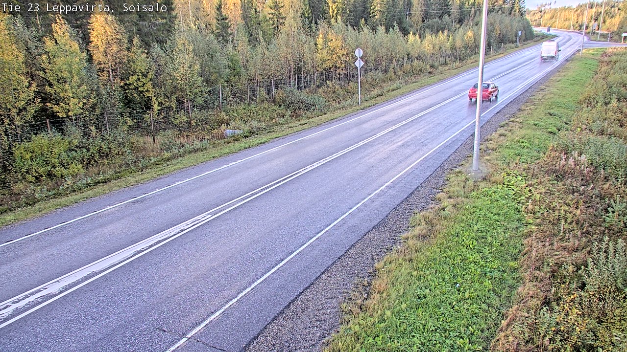 Weather Camera Image Road 23 Leppävirta, Soisalo, Leppävirta, Pohjois-Savo