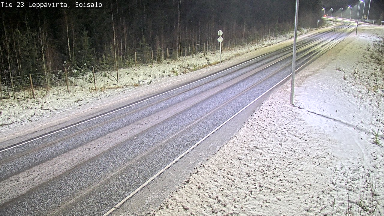 Weather Camera Image Road 23 Leppävirta, Soisalo, Leppävirta, Pohjois-Savo