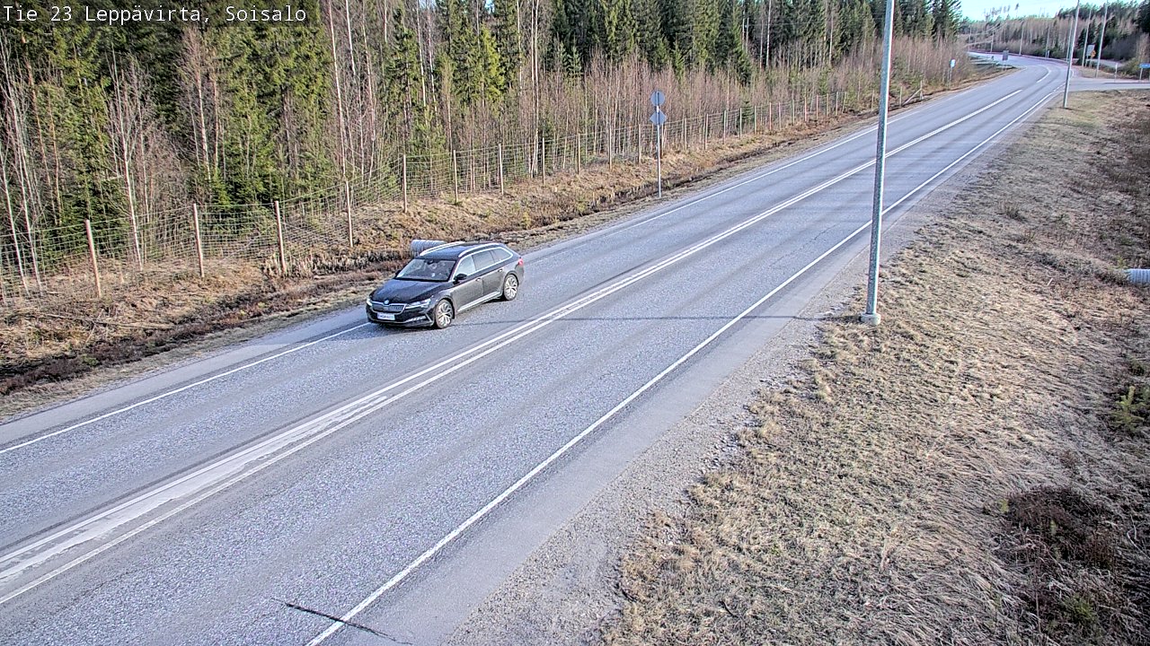 Weather Camera Image Väg 23 Leppävirta, Soisalo, Leppävirta, Pohjois-Savo