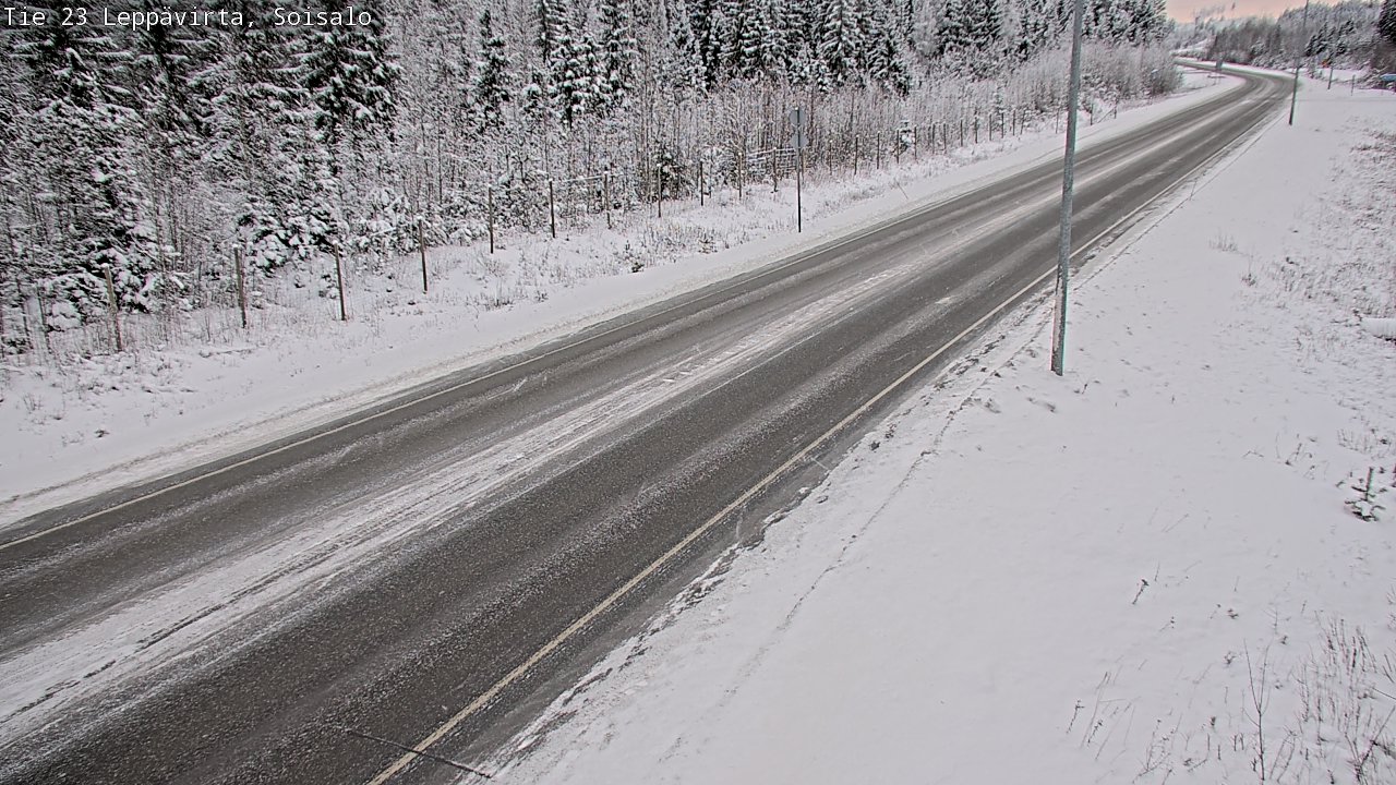 Weather Camera Image Road 23 Leppävirta, Soisalo, Leppävirta, Pohjois-Savo