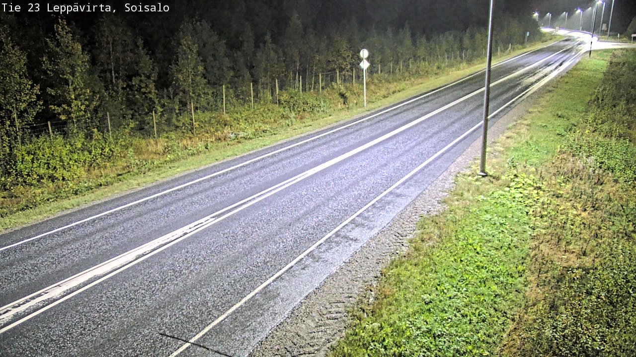 Weather Camera Image Road 23 Leppävirta, Soisalo, Leppävirta, Pohjois-Savo