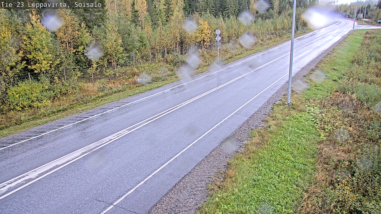Weather Camera Image Road 23 Leppävirta, Soisalo, Leppävirta, Pohjois-Savo