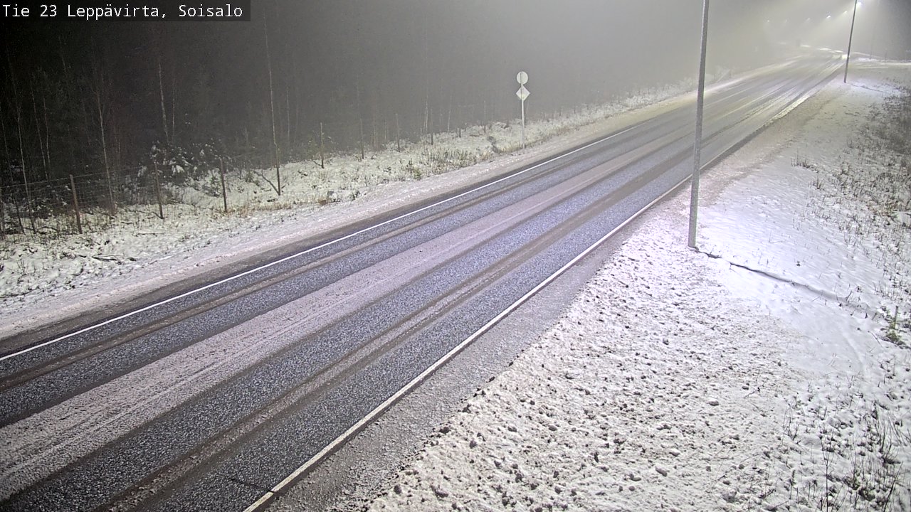 Weather Camera Image Road 23 Leppävirta, Soisalo, Leppävirta, Pohjois-Savo