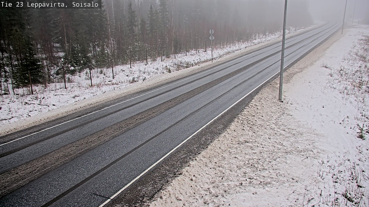 Weather Camera Image Road 23 Leppävirta, Soisalo, Leppävirta, Pohjois-Savo