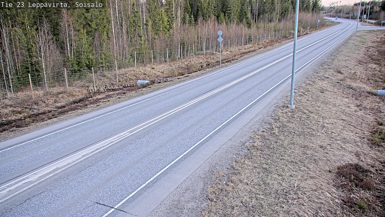 Weather Camera Image Väg 23 Leppävirta, Soisalo, Leppävirta, Pohjois-Savo
