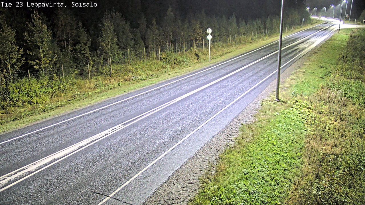 Weather Camera Image Road 23 Leppävirta, Soisalo, Leppävirta, Pohjois-Savo