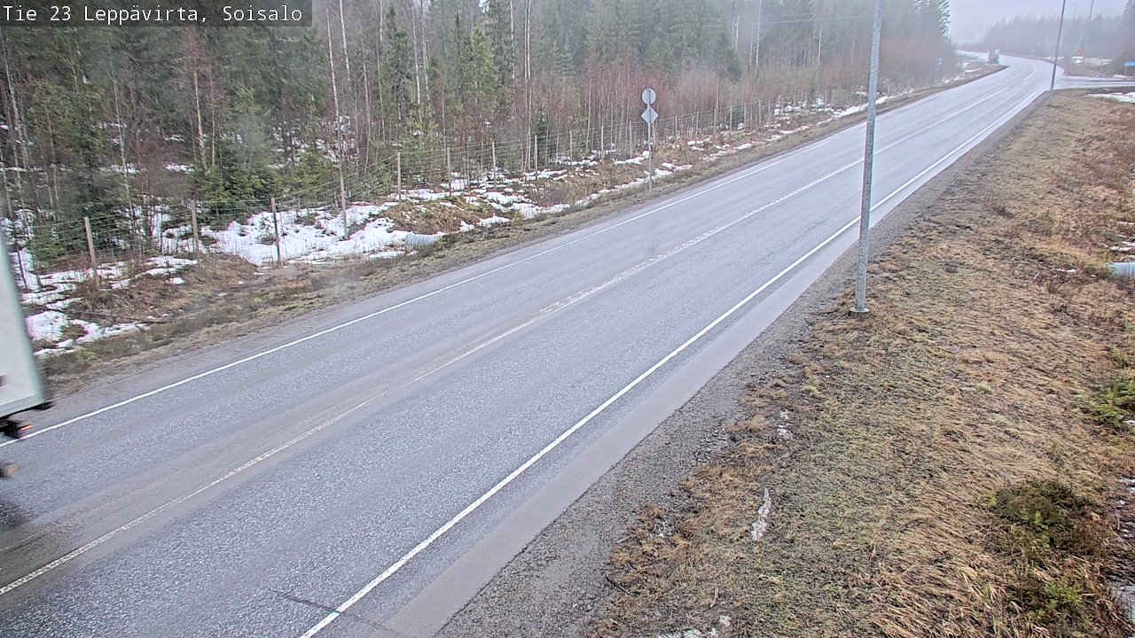 Weather Camera Image Väg 23 Leppävirta, Soisalo, Leppävirta, Pohjois-Savo