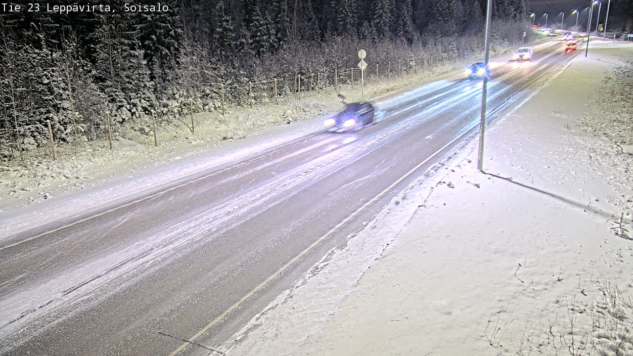 Weather Camera Image Road 23 Leppävirta, Soisalo, Leppävirta, Pohjois-Savo